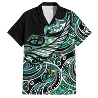 Maori Matariki - Manaia Hawaiian Shirt Emerald Paua Shell LT7 Green - Polynesian Pride