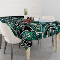 Maori Matariki - Manaia Tablecloth Emerald Paua Shell