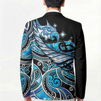 Maori Matariki - Manaia Blazer Galaxy Blue Paua Shell