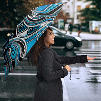 Maori Matariki - Manaia Umbrella Galaxy Blue Paua Shell