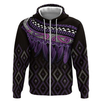 Aotearoa Maori Ngati Porou Iwi Hoodie Korowai Tukutuku Kaokao Motifs