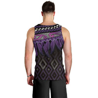 Aotearoa Maori Ngati Porou Iwi Men Tank Top Korowai Tukutuku Kaokao Motifs