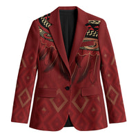Aotearoa Maori Waikato Tainui Iwi Blazer Korowai Tukutuku Kaokao Motifs