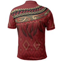 Aotearoa Maori Waikato Tainui Iwi Polo Shirt Korowai Tukutuku Kaokao Motifs