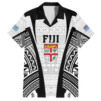 Personalised Fiji Rugby Hawaiian Shirt 2023 World Cup History Makers - White Ver LT7 White - Polynesian Pride