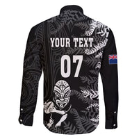 personalised-new-zealand-rugby-family-matching-short-sleeve-bodycon-dress-and-hawaiian-shirt-silver-fern-basic-2023-world-cup