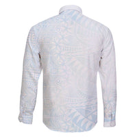 White Sunday Family Matching Tank Maxi Dress and Hawaiian Shirt Plumeria Tatau Mix Tapa