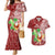 Hawaii Christmas Mele Kalikimaka Couples Matching Mermaid Dress and Hawaiian Shirt Santa Claus LT7 Red - Polynesian Pride