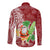 Hawaii Christmas Mele Kalikimaka Long Sleeve Button Shirt Santa Claus LT7 - Polynesian Pride