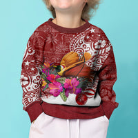 Papua New Guinea Christmas Kid Ugly Christmas Sweater Bird-of-Paradise Special LT7 - Polynesian Pride