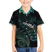 Aotearoa Personalized Lawn Bowls Maori Hawaiian Shirt New Zealand Paua Shell Tribal Silver Fern LT7 - Polynesian Pride
