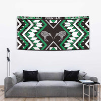 Personalised Taniko Motifs Aotearoa Tapestry Waitangi Kowhaiwhai Kiwi - Green