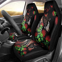 Aloha Hawaii Manta Rays Car Seat Cover Red Ohia Lehua