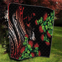 Aloha Hawaii Manta Rays Quilt Red Ohia Lehua