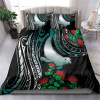 Aloha Hawaii Monk Seal Bedding Set Mix Ohia Lehua