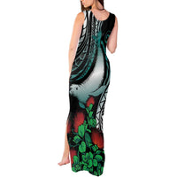Aloha Hawaii Monk Seal Tank Maxi Dress Mix Ohia Lehua