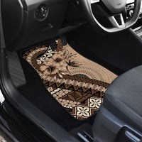 Bula Fiji Car Mats Mocha Brown Kaivity Masi Tapa
