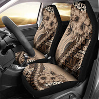 Bula Fiji Car Seat Cover Mocha Brown Kaivity Masi Tapa