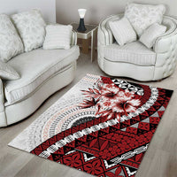 Bula Fiji Area Rug White Kaivity Masi Tapa