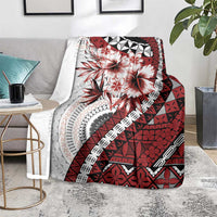 Bula Fiji Blanket White Kaivity Masi Tapa LT7 - Polynesian Pride
