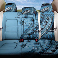 Bula Fiji Back Car Seat Cover Turquoise Kaivity Masi Tapa