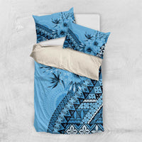 Bula Fiji Bedding Set Turquoise Kaivity Masi Tapa