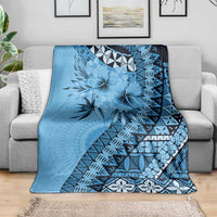 Bula Fiji Blanket Turquoise Kaivity Masi Tapa LT7 - Polynesian Pride