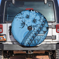 Bula Fiji Spare Tire Cover Turquoise Kaivity Masi Tapa LT7 Turquoise - Polynesian Pride