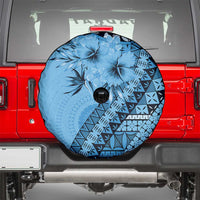 Bula Fiji Spare Tire Cover Turquoise Kaivity Masi Tapa LT7 - Polynesian Pride