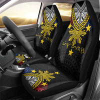 Philippines Heritage Baybayin Mix Polynesian Car Seat Cover
