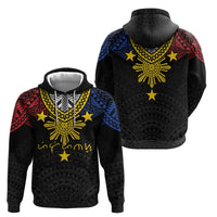 Philippines Heritage Baybayin Mix Polynesian Hoodie LT7 - Polynesian Pride