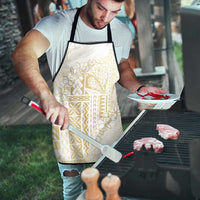 Samoa Lotu Tamaiti Mamanu Siapo Apron Golden Plumeria - Polynesian Pride