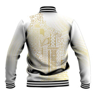 Samoa Lotu Tamaiti Mamanu Siapo Baseball Jacket Golden Plumeria LT7 - Polynesian Pride