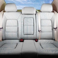 Samoa Lotu Tamaiti Mamanu Siapo Back Car Seat Cover Off White Plumeria - Polynesian Pride
