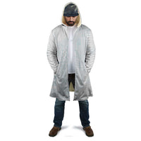 Samoa Lotu Tamaiti Mamanu Siapo Cloak Off White Plumeria - Polynesian Pride