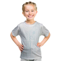 Samoa Lotu Tamaiti Mamanu Siapo Kid T Shirt Off White Plumeria - Polynesian Pride