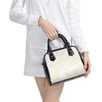 Samoa Lotu Tamaiti Ivory Shoulder Handbag Teuila Tatau - Polynesian Pride