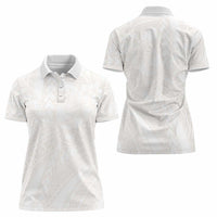 Samoa Lotu Tamaiti Ivory Women Polo Shirt Teuila Tatau - Polynesian Pride