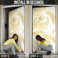 Samoa Lotu Tamaiti Gold Door Cover Teuila Tatau - Polynesian Pride