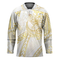 Samoa Lotu Tamaiti Gold Hockey Jersey Teuila Tatau LT7 Unisex Gold - Polynesian Pride