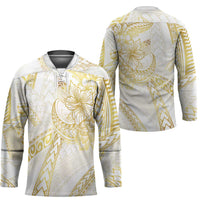 Samoa Lotu Tamaiti Gold Hockey Jersey Teuila Tatau LT7 - Polynesian Pride