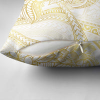 Samoa Lotu Tamaiti Gold Pillow Cover Teuila Tatau LT7 - Polynesian Pride