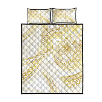 Samoa Lotu Tamaiti Gold Quilt Bed Set Teuila Tatau - Polynesian Pride