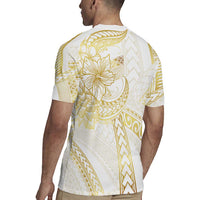 Samoa Lotu Tamaiti Gold Rugby Jersey Teuila Tatau - Polynesian Pride