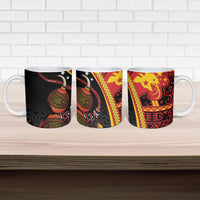 Papua New Guinea Independence Ceramic Mug PNG Bagi and Lime Pot LT7 - Polynesian Pride