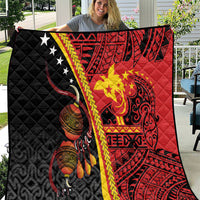 Papua New Guinea Independence Quilt PNG Bagi and Lime Pot LT7 Black - Polynesian Pride