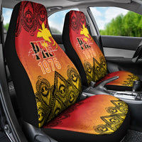 Papua New Guinea 1975 To The Future Car Seat Cover Sepik Masks LT7 - Polynesian Pride