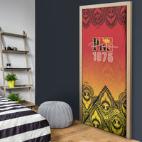 Papua New Guinea 1975 To The Future Door Cover Sepik Masks LT7 - Polynesian Pride