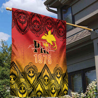 Papua New Guinea 1975 To The Future Garden Flag Sepik Masks LT7 - Polynesian Pride