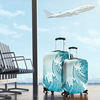 Polynesia Turtle Luggage Cover Watercolor Abstract Style LT7 - Polynesian Pride